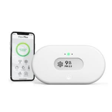 Монитор воздуха Airthings View Plus: радон, PM, CO₂, VOC, температура, влажность, Wi-Fi.